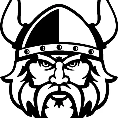 Viking Warrior Horned Helmet CNC DXF SVG Free Download CNC laser cut design