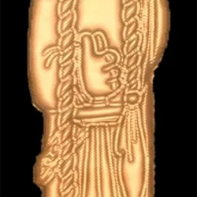 Viking Warrior Totem Pole CNC DXF SVG Free Download CNC laser cut design