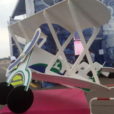 Vintage Biplane Aircraft Model CNC DXF SVG Free Download CNC laser cut design