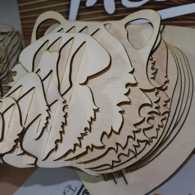Warthog Boar Head Wall Art CNC DXF SVG Free Download CNC laser cut design