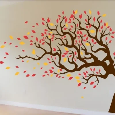 Windy Tree Wall Art CNC DXF SVG Free Download CNC laser cut design