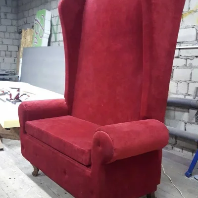 Wingback Chair Blueprint CNC DXF SVG Free Download CNC laser cut design