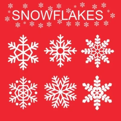 Winter Snowflake Collection CNC DXF SVG Free Download CNC laser cut design