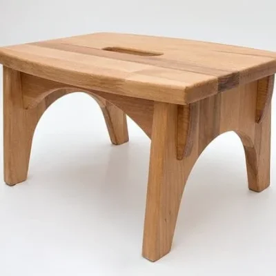 Wooden Step Stool Footstool CNC DXF SVG Free Download CNC laser cut design