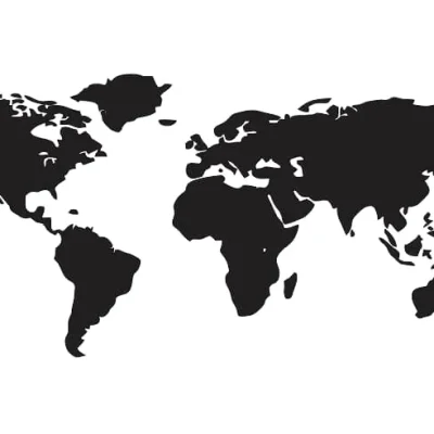 World Map Continents CNC DXF SVG Free Download CNC laser cut design